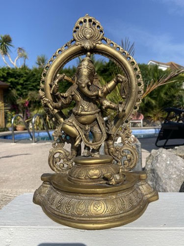 Handcrafted brass genesha - handcrafted,
