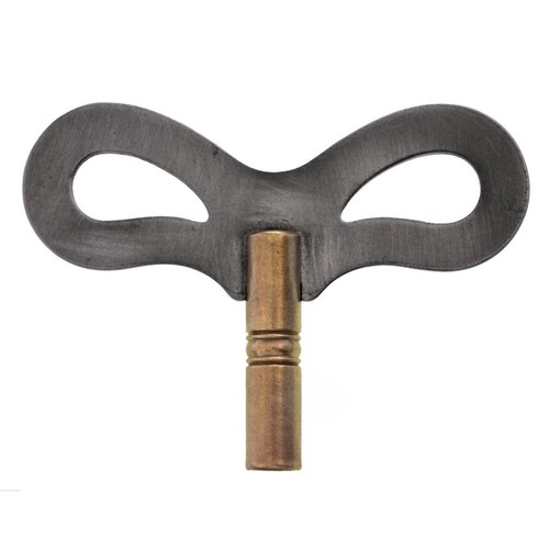 Vintage clock key iron - clock,