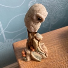 Teviotdale Owl Figurine Hand Made In Hawick Scotland 12cm Tall