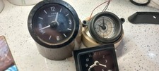 3 x Classic Car  Clocks 12v