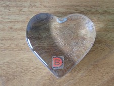 Dartington heart paperweight