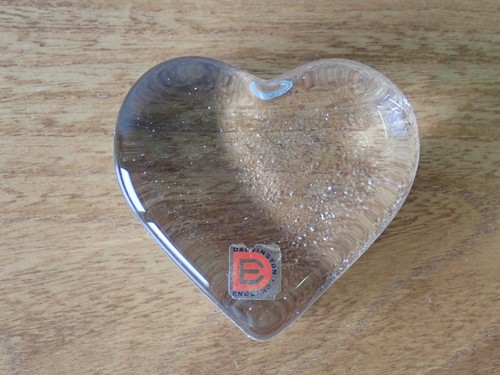 Dartington heart paperweight