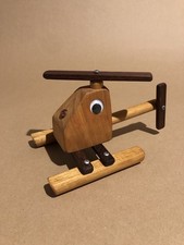 Wooden Hand Made Helicopter