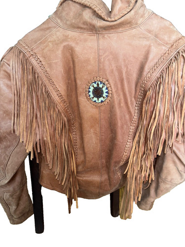 Vintage fringe leather - fringe, jacket