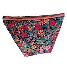 Liberty Print Make Up Bag Floral Cosmetics Case Cotton Storage Pouch Handmade