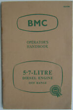 BMC OEF Range 5.7 Litre Diesel Engine Original Owners Handbook No. AKD3398