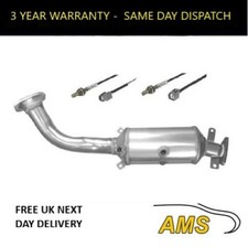 Catalytic Converter BM91585H + 2x Oxygen Sensors For Honda CR-V 2.0 04-07