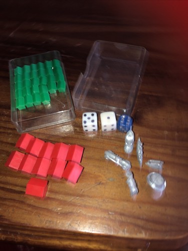 Monopoly pieces used - pieces-,
