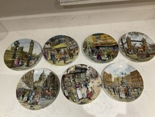 Davenport Pottery , “ The Cries Of London “  7 Individually Named Plates.
