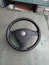 Volkswagen Golf Mk5 Leather Steering Wheel 1K0419091M - DB4 #5