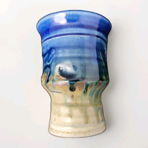 Sea shell stoneware cup - sea,