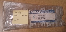 Saab 96V4 95V4 Boot Badge, NOS, Still Sealed
