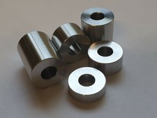 Aluminium Standoff Collar/Spacers, Bonnet Raisers - M5 - M6 - M8 - M10 - M12