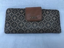 Fossil Purse Folding Brown And
