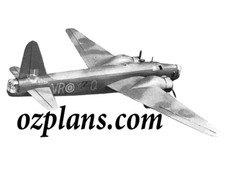 WWII Bomber Wellington MkX 86"