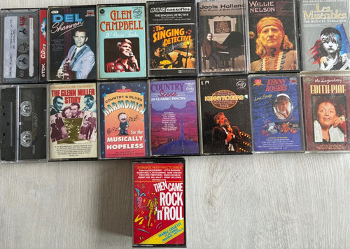 Vintage audio cassette tapes - vintage,