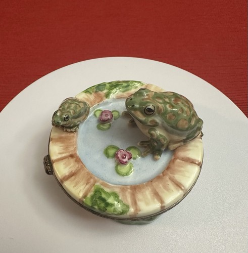 Limoge trinket box peint - peint, main