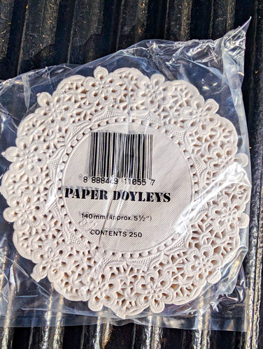 Paper lace doilies - paper, 140mm
