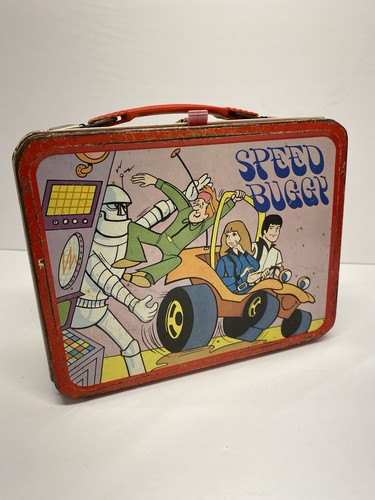 Speed buggy metal lunchbox - metal,