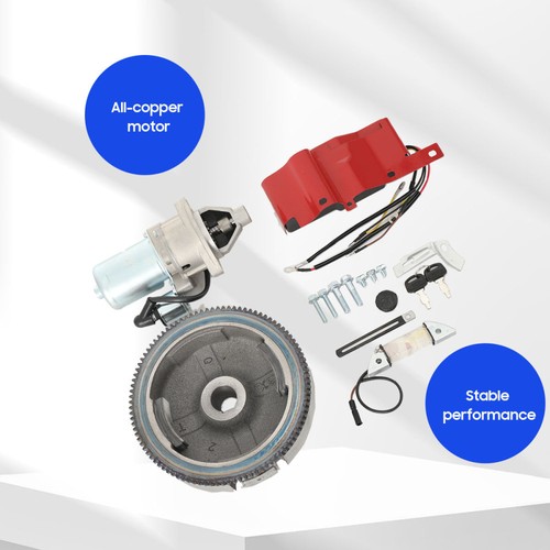 Electric start kit flywheel - start,