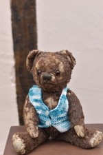 Vintage 1960s Chad Valley Alpaca Teddy Bear 35cm, Dark Brown