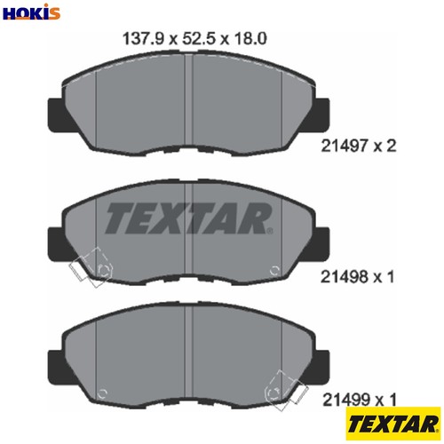 Brake pad set disc - brake,