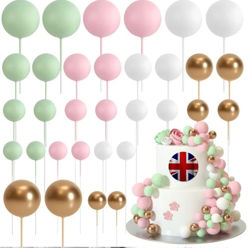 20pcs balls cake topper - balls,