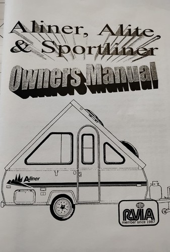 Aliner trailer owner manual - aliner, owner's