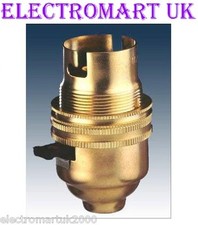 BRASS SWITCHED LAMP LIGHT BULB