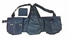 Falconry Vest, Hunting, Hawking, Bird Handling Codura Vest, (S, M, L, XL) Black