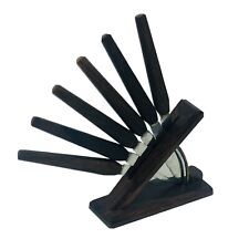 6 Vtg Rostfrei Solinger Teak