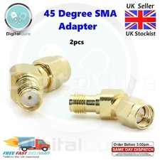 2pcs 45 Degree Angle SMA Male