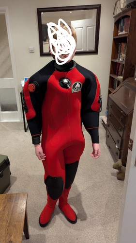 Ladies scuba diving dry suit - diving,