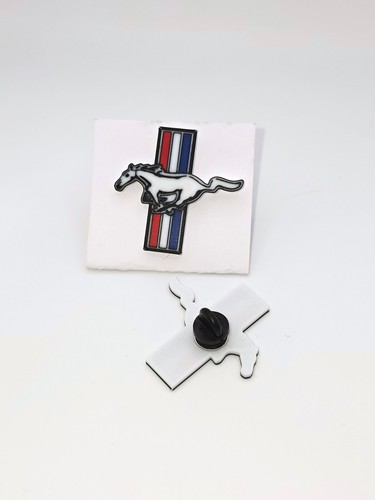 Ford mustang logo print pin - 3d,