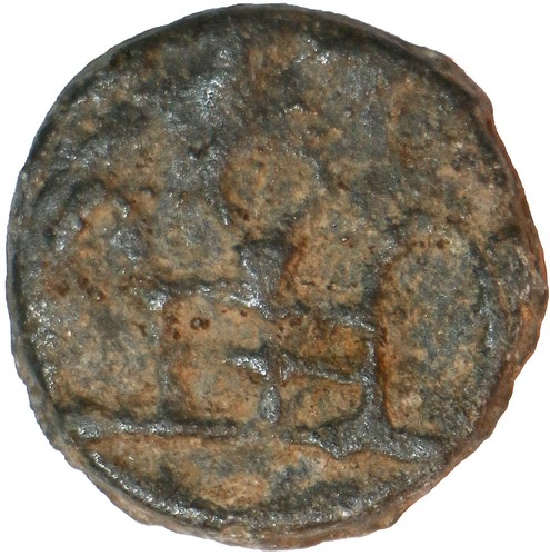 English lead token crown - lead,