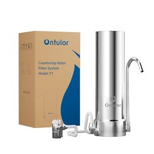 Ontulor Counter Water Filtration - Water Filter with 5 Stage Stainless Steel Tap