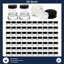 5ml clear glass jars with - glass,