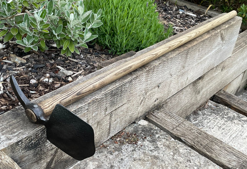 Vintage garden trenching hoe - trenching,