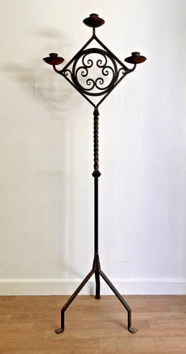 Vintage tall blacksmith - vintage, hand