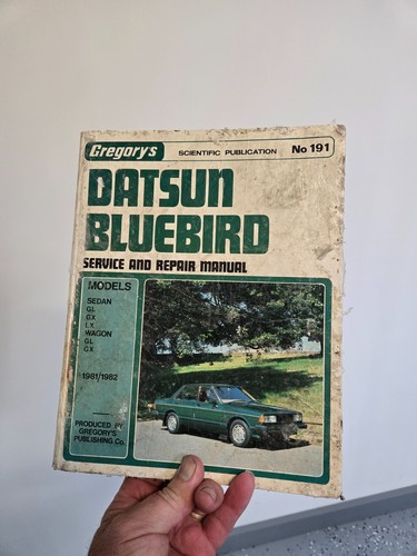 Datsun bluebird workshop - bluebird,