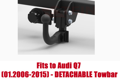 Detachable tow bar - detachable, for
