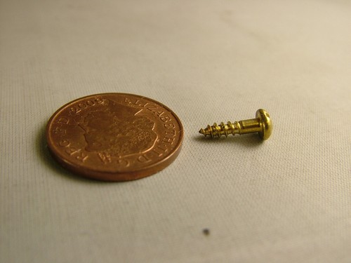 Small solid brass screws - ,, pack
