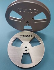 Teac reel to reel Tape spools 7" 3D printed (Plastic) in Silver