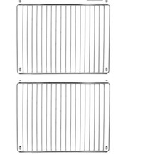2x Universal Adjustable Extendable Shelf With Locking Arms Fit Oven Cooker Grill