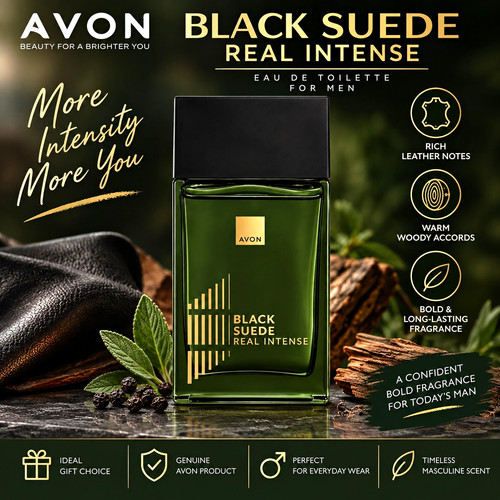 Avon black suede - avon,