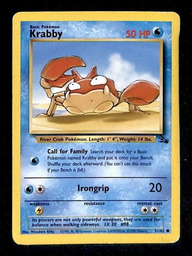 Krabby fossil 51 - mp,, 51/62