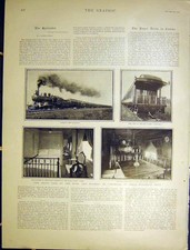 Original Old Antique Print