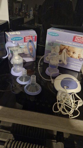 Lansinoh breast pump - breast,