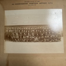 5th Warwickshire Howitzer Battery 1914 Photograph