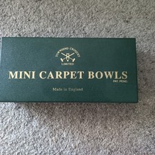Townsend Mini Carpet Bowls Croquet LTD Edition, Boxed Excellent Condition